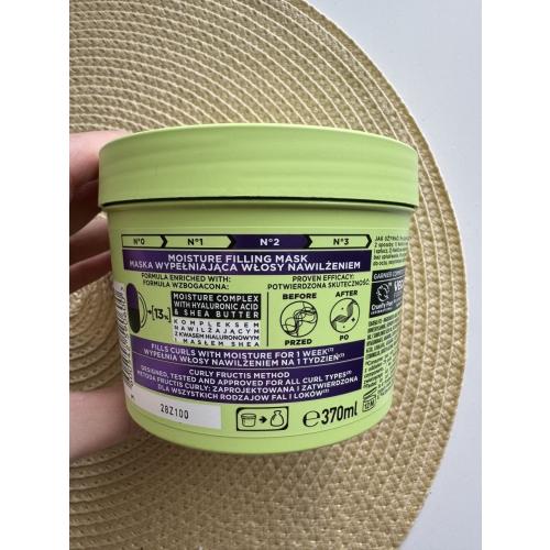 Garnier Fructis, Curls Method Mask (Maska nawilżająca do włosów falowanych i kręconych) - opinie | zdjęcie do recenzji od JuliaDiwa - 2