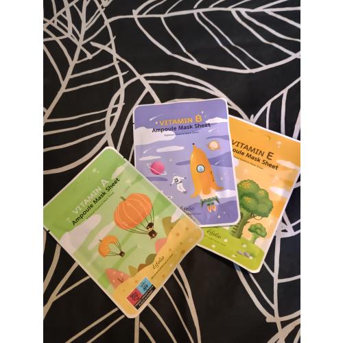 Esfolio Vitamin E, Ampoule Mask Sheet (Odżywcza maseczka w płachcie z  ekstraktem z brokuła) - opinie | zdjęcie do recenzji od Owocowysad - 1
