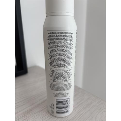 Adidas Fresh Endurance Anti-perspirant Spray 72h (Antyperspirant w sprayu) - opinie | zdjęcie do recenzji od KarolinaKasp19 - 2