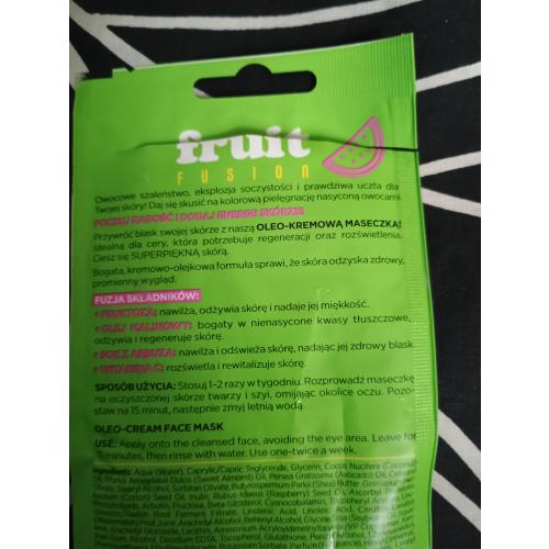 Bielenda Fruit Fusion, Oleo-kremowa maseczka regenerująco-rozświetlająca - opinie | zdjęcie do recenzji od Owocowysad - 3