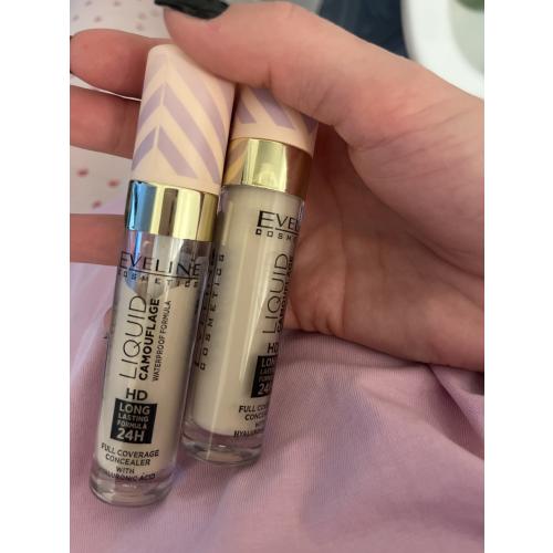 Eveline Cosmetics Liquid Camouflage Waterproof Formula (Wodoodporny korektor kamuflujący z kwasem hialuronowym) - opinie | zdjęcie do recenzji od sorayamisiak