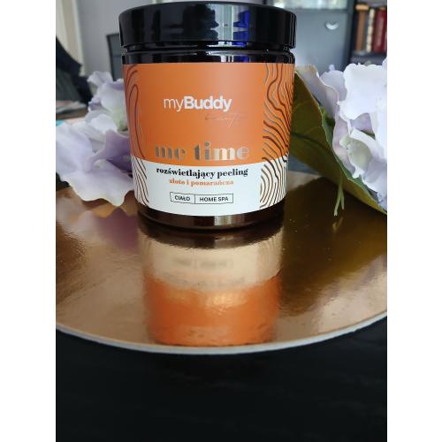 myBuddy me time, Złoto i pomarańcza, Rozświetlający peeling do ciała - opinie | zdjęcie do recenzji od Czarnam1 - 2