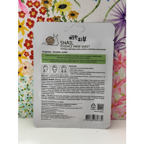 Esfolio Snail Essence Mask Sheet (Nawilżająca maska w płacie z filtratem ze śluzu ślimaka) - opinie | zdjęcie do recenzji od KarolinaKasp19 - 2