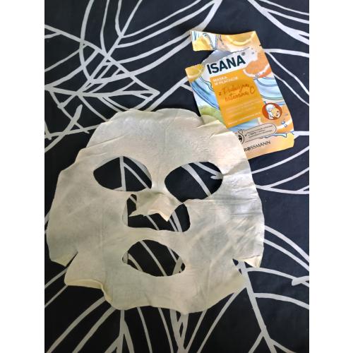 Isana Double Vitamin C Sheet Mask (Maska w płachcie z witaminą C) - opinie | zdjęcie do recenzji od Owocowysad - 2