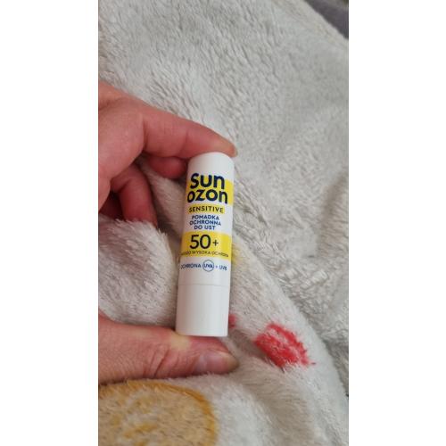 SunOzon Sensitive, Pomadka ochronna do ust SPF 50+ - opinie | zdjęcie do recenzji od Anzelka9