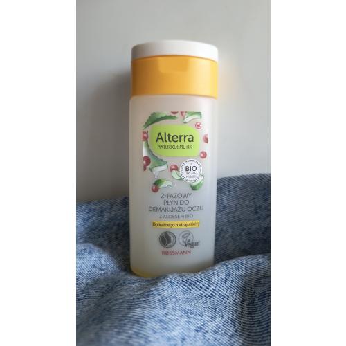 Alterra 2-Phasen Make-up Entferner (Dwufazowy płyn do demakijażu `Aloes i żurawina`) - opinie | zdjęcie do recenzji od Ewafefka - 3