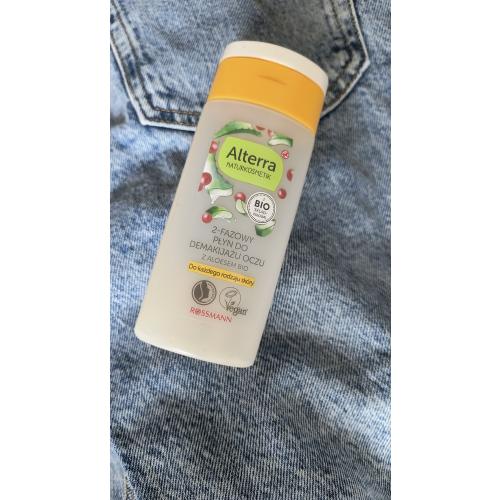 Alterra 2-Phasen Make-up Entferner (Dwufazowy płyn do demakijażu `Aloes i żurawina`) - opinie | zdjęcie do recenzji od Ewafefka - 5