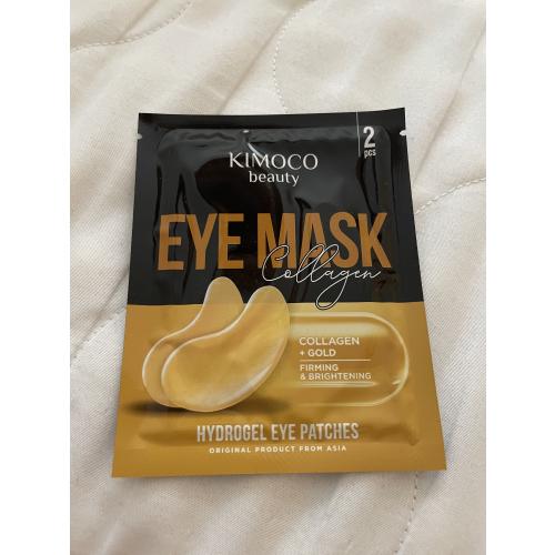 Kimoco Beauty Collagen Eye Mask (Ujędrniająco-rozświetlające płatki pod oczy z kolaganem i złotem) - opinie | zdjęcie do recenzji od Medea05