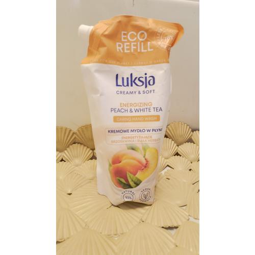 Luksja Creamy Soft, Energizing Peach & White Tea Caring Hand Wash (Kremowe mydło w płynie energetyzujące `Brzoskwinia i biała herbata`) - opinie | zdjęcie do recenzji od Ewafefka - 2