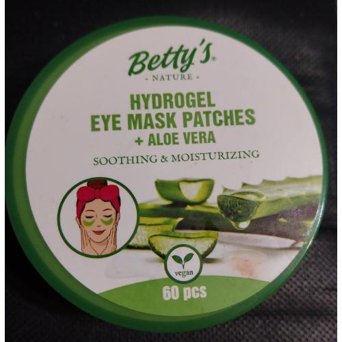Betty's Nature Aloe Vera, Hydrogel Eye Mask Patches (Hydrożelowe płatki pod oczy z aloesem) - opinie | zdjęcie do recenzji od Smerfeta83 - 1