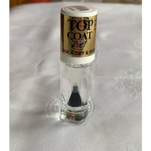 Eveline Cosmetics Gel L,augle Top Coat i wysuszacz do paznokci 2W1 - opinie | zdjęcie do recenzji od IwonaTeresaMaria