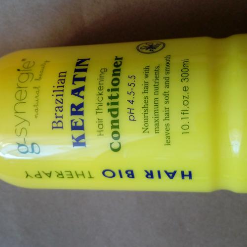 G-synergie Brazilian Keratin, Conditioner (Odżywka zwiększającą objętość włosów) - opinie | zdjęcie do recenzji od malutka20123