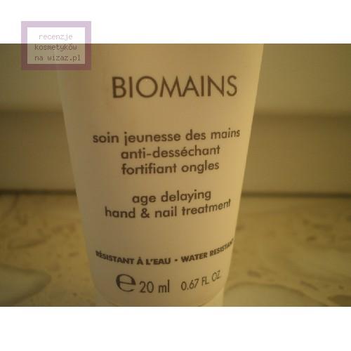 Biotherm Biomains, Hand And Nail Treatment (Krem do rąk) - opinie | zdjęcie do recenzji od anna996 - 2