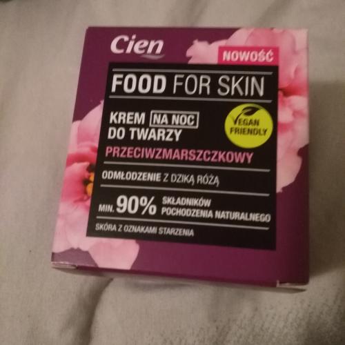 Cien Food for Skin, Krem do twarzy przeciwzmarszczkowy na noc `Odmłodzenie z dziką różą` - opinie | zdjęcie do recenzji od Justa12340 - 2
