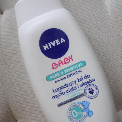Nivea Baby, Emolienty, Łagodzący żel do mycia ciała i włosów (nowa wersja) - opinie | zdjęcie do recenzji od klio69