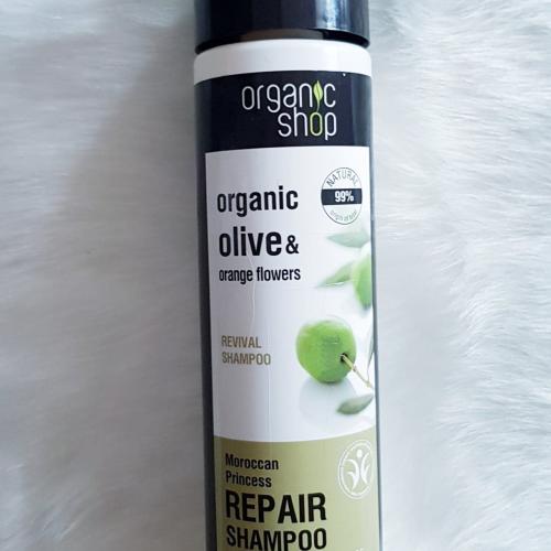 Organic Shop Olive & Orange Flowers, Repair Shampoo (Szampon do włosów 'Oliwa z oliwek i kwiat pomarańczy') - opinie | zdjęcie do recenzji od haniulek2