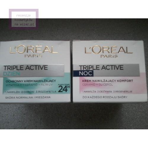 L'Oreal Paris Triple Active Dzień, Krem nawilżająco - ochrony do skóry normalnej i mieszanej - opinie | zdjęcie do recenzji od NATALA5214 - 1