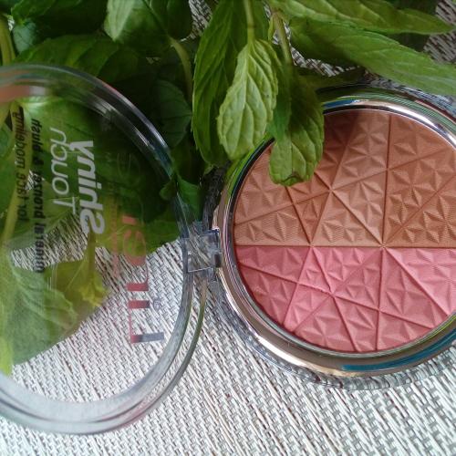 Lirene Dermoprogram Shiny Touch, Mineral Bronzer & Blush (Puder brązujący i róż w jednym) - opinie | zdjęcie do recenzji od agatulina