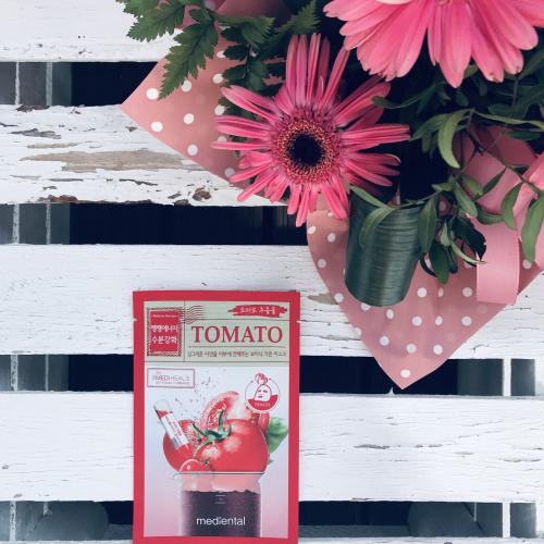 Mediheal Mediental, Botanic Garden, Tomato Sheet Mask (Maska w płachcie z pomidorami) - opinie | zdjęcie do recenzji od Ksenkaa121