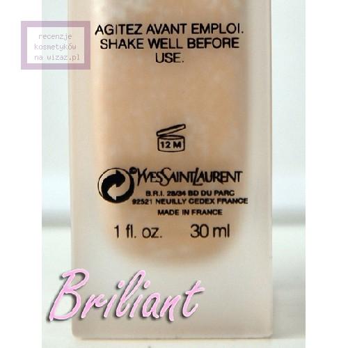 Yves Saint Laurent Teint Radiance (Podkład rozświetlający cerę) - opinie | zdjęcie do recenzji od briliant - 5