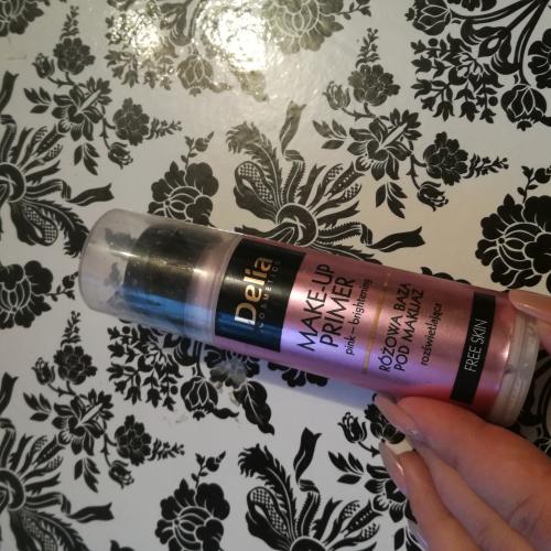 Delia Make-up Primer Pink - Brightening (Różowa baza pod makijaż rozświetlająca) - opinie | zdjęcie do recenzji od Patrycja_2018 - 2
