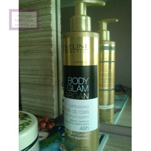 Eveline Cosmetics Body Glam Argan, Luksusowy jedwab do ciała ze złocistym pyłem - opinie | zdjęcie do recenzji od Hiyori - 1