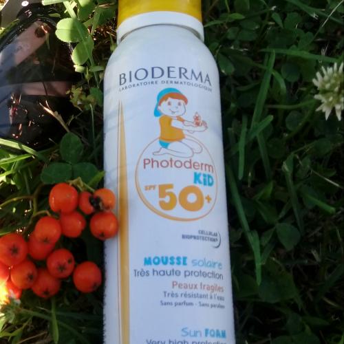 Bioderma Photoderm, Kid Mousse Solaire SPF 50+ / UVA 39 (Ochronna pianka dla dzieci) - opinie | zdjęcie do recenzji od malutka20123