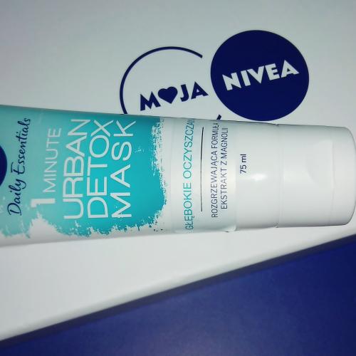 Nivea Daily Essentials, 1-Minute Urban Skin Detox Mask (1-minutowa maska głęboko oczyszczająca z ekstraktem z magnolii) - opinie | zdjęcie do recenzji od zjakos - 1