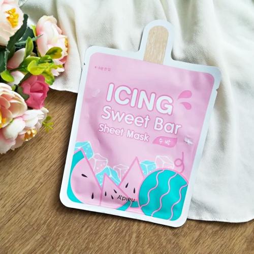 A'pieu Icing Sweet Bar, Sheet Mask `Watermelon` (Nawilżająca maseczka) - opinie | zdjęcie do recenzji od dastiinqa - 1