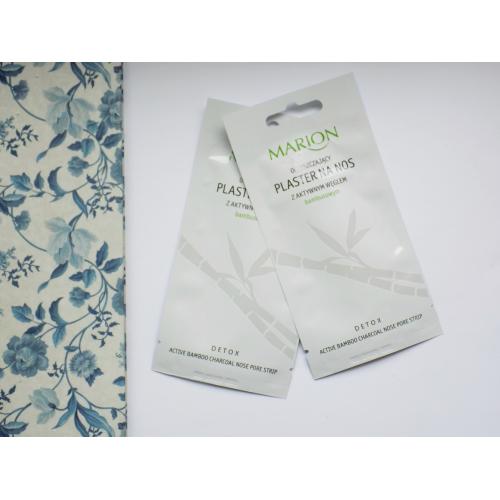 Marion Detox, Active Bamboo Charcoal Nose Pore Strip (Oczyszczający plaster na nos z aktywnym węglem bambusowym) - opinie | zdjęcie do recenzji od ksanaru