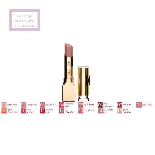 Clarins Rouge Eclat [Lipstick] (Szminka do ust) - opinie | zdjęcie do recenzji od Ajiv - 4