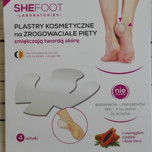 SheFoot Plastry kosmetyczne na zrogowaciałe pięty - opinie | zdjęcie do recenzji od anja1207