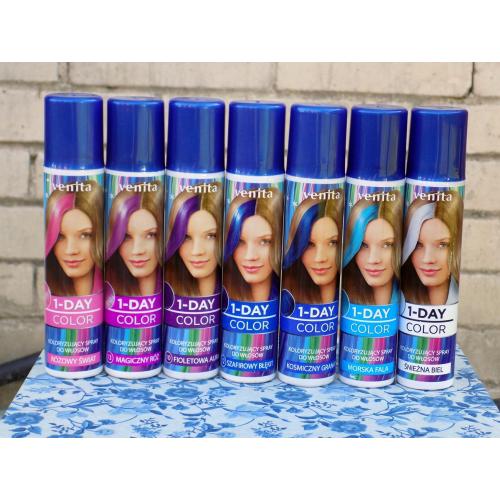 Venita Spray 1-Day Color (Zmywalny spray koloryzujący) - opinie | zdjęcie do recenzji od ksanaru