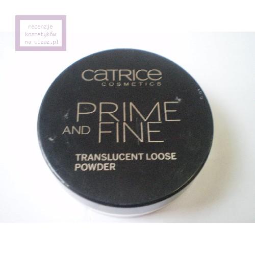 Catrice Prime and Fine, Translucent Loose Powder (Sypki puder transparentny z efektem matującym) - opinie | zdjęcie do recenzji od anna996 - 2