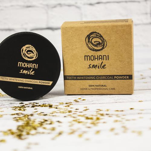 Mohani Mohani Smile, Teeth Whitening Charcoal Powder (Proszek wybielający do zębów z aktywnym węglem) - opinie | zdjęcie do recenzji od Anette24 - 2