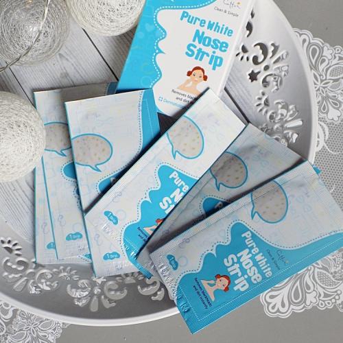 Cettua Clean & Simple, Pure White Nose Strip 'white hazel' (Oczyszczające paski na nos z oczarem) - opinie | zdjęcie do recenzji od ksanaru