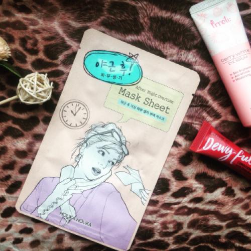 Holika Holika After Night Overtime, Mask Sheet (Rewitalizująca maseczka do twarzy w płacie) - opinie | zdjęcie do recenzji od DariaJarkowska