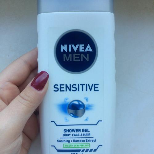 Nivea Men, Sensitive, Łagodzący żel pod prysznic - opinie | zdjęcie do recenzji od kama_m1