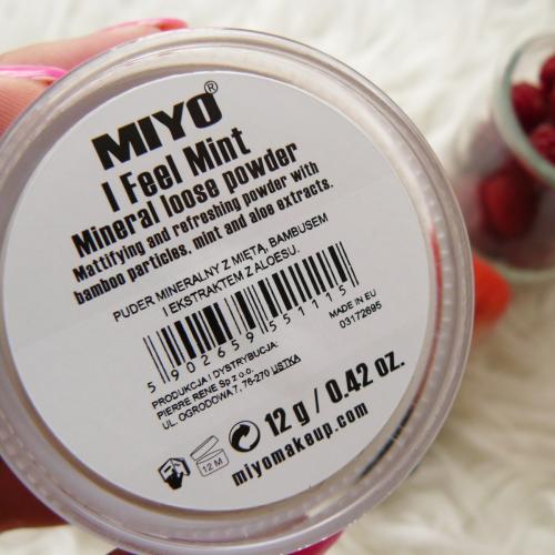 MIYO I Feel Mint, Mineral Powder (Mineralny puder miętowy) - opinie | zdjęcie do recenzji od sonrisa_handmade - 2
