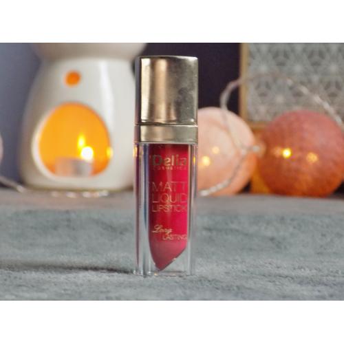 Delia Liquid Lipstick Matt&Long Lasting (Trwała matowa płynna pomadka) - opinie | zdjęcie do recenzji od ksanaru - 4