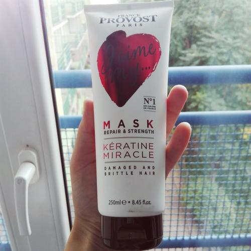 Franck Provost Keratin Miracle, Mask (Maska wzmacniająca i odbudowująca do włosów cienkich i łamliwych) - opinie | zdjęcie do recenzji od rosiecka - 1