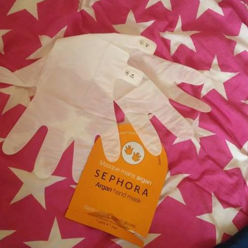Sephora Argan, Hand Mask (Maseczka do dłoni z olejkiem arganowym) - opinie | zdjęcie do recenzji od MoniaPasi - 2