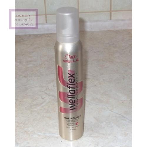 Wella Wellaflex, Heat Protection, Mousse (Pianka do włosów maksymalnie utrwalająca) - opinie | zdjęcie do recenzji od Organzza - 2