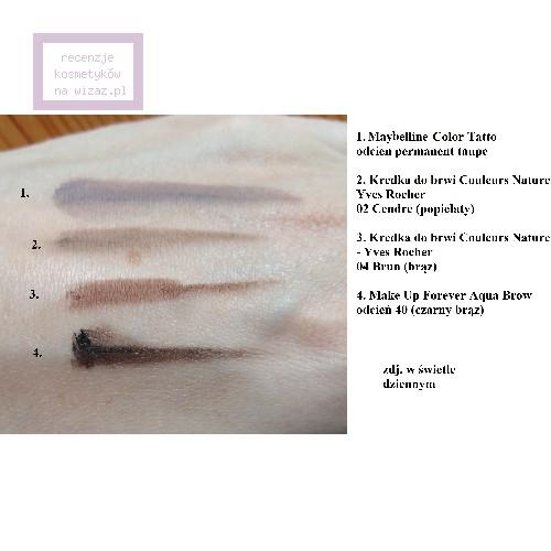 Yves Rocher Couleurs Nature, Crayon Sourcils [Eyebrow Pencil] (Kredka do korekty brwi) - opinie | zdjęcie do recenzji od Medeste - 3