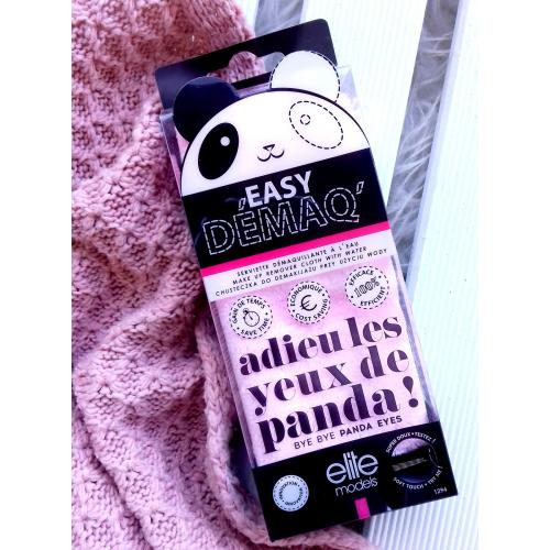 Elite Model's Fashion Easy Demaq, Adieu Les Yeux De Panda! [Bye Bye Panda Eyes] (Chusteczka do demakijażu przy użyciu wody) - opinie | zdjęcie do recenzji od gilgotkaaa