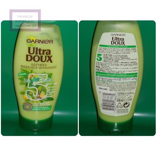 Garnier Ultra Doux, Après-shampooing 5 Plantes (Odżywka nadająca witalność `Siła 5 roślin`) - opinie | zdjęcie do recenzji od kotkacper