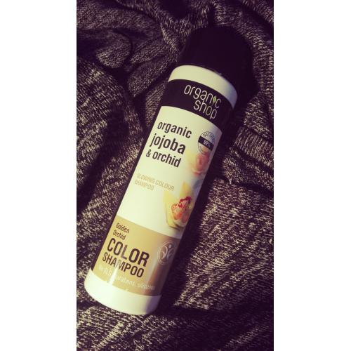 Organic Shop Orchid & Jojoba, Color Shampoo (Szampon do włosów farbowanych i matowych 'Złota orchidea') - opinie | zdjęcie do recenzji od dominiszkiew