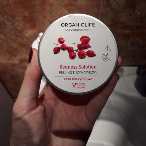 Organic Life Peeling enzymatyczny do cery naczynkowej `Redness Solution` - opinie | zdjęcie do recenzji od fifidorea - 2