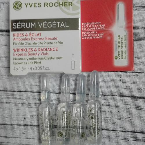 Yves Rocher Serum Vegetale, Rudes & Eclat Ampoules Express Beaute (Ampułki błyskawicznie odmładzające) - opinie | zdjęcie do recenzji od anja1207