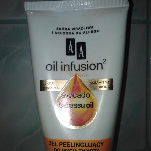 AA Oil Infusion, Żel peelingujący do mycia twarzy - opinie | zdjęcie do recenzji od klaudia_socha